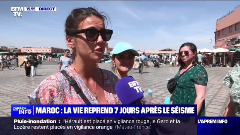 Maroc: une semaine après le séisme, ces touristes ont maintenu leur voyage à Marrakech