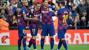 Griezmann félicité par ses coéquipiers