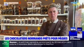 Pâques: les chocolatiers normands se préparent 