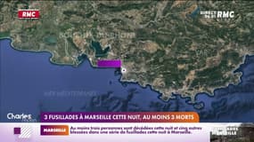 Trois fusillades à Marseille cette nuit, au moins trois morts