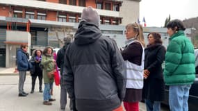 Mobilisation à Digne-les-Bains pour la journée internationale des droits des femmes.