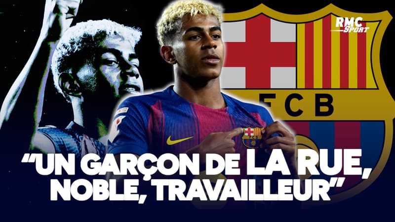 BarÃ§a : "Un garÃ§on de la rue, noble, travailleur", l'aura de Lamine Yamal Ã  la Masia