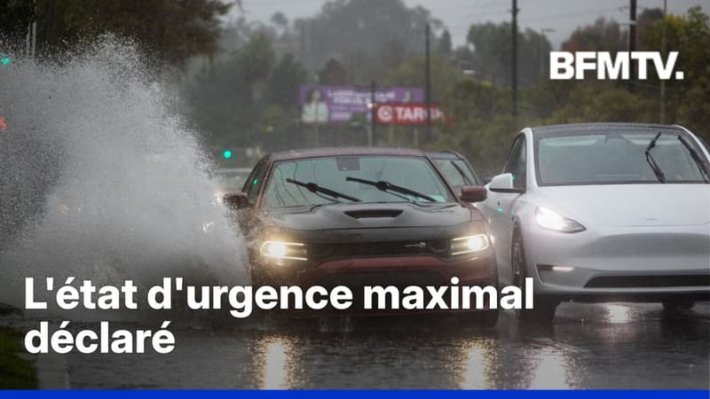 États-Unis: l'état d'urgence déclaré à Los Angeles face au risque d'inondation