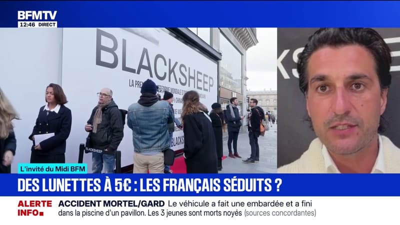 "Le service existe, il est juste digitalisé": Pierre Wizman, fondateur de Blacksheep, détaille les raisons du bas prix des lunettes proposées par la marque