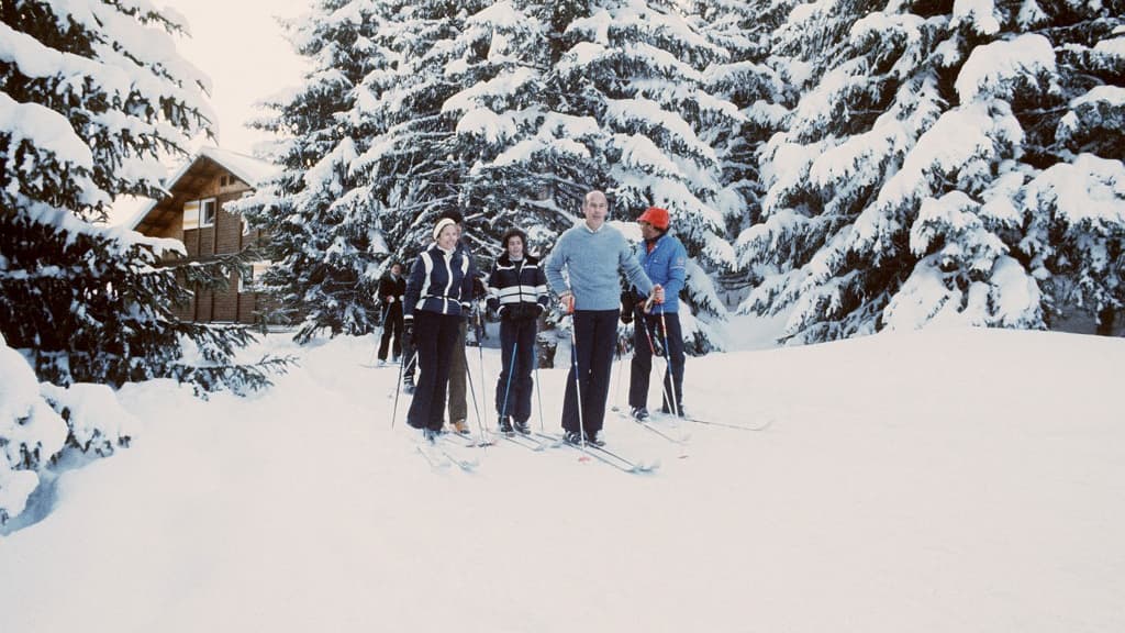 Valéry Giscard d'Estaing à Courchevel, en 1976.
