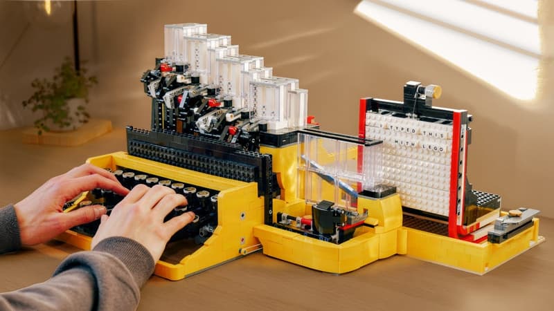 Un fan a fait mieux que Lego: il a créé une machine à écrire fonctionnelle qui casse définitivement des briques