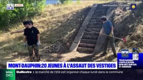 Hautes-Alpes: vingt jeunes à l'assaut des vestiges au Mont-Dauphin
