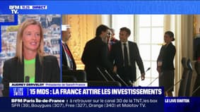 Choose France: Audrey Deverloy, présidente de Sanofi France, annonce investir "plus d'un milliard" pour contribuer à la "souveraineté sanitaire" 