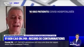 Variant Omicron: pour cet urgentiste, "il n'y a pas de corrélation entre le nombre de cas positifs et le nombre d'hospitalisations"