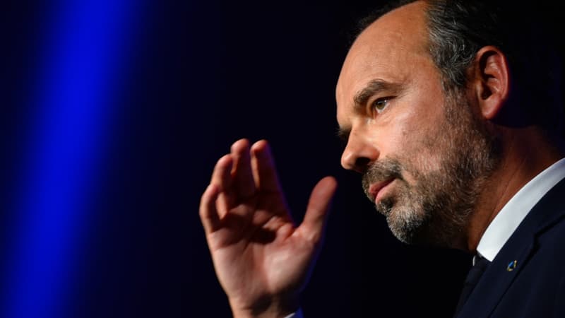 Edouard Philippe à l'université d'été du MoDem à Guidel, le 29 septembre 2019