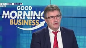 Philippe Brassac, directeur général de Crédit Agricole et président de la Fédération bancaire française (FBF), était l'invité de BFM Business lundi 18 janvier
