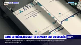 Dans le Rhône, les cartes de vœux ont du succès