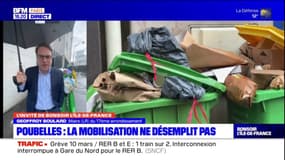 Poubelles à Paris: Geoffroy Boulard, maire du 17e arrondissement, souhaite faire intervenir un prestataire privé "pour désengorger" les rues