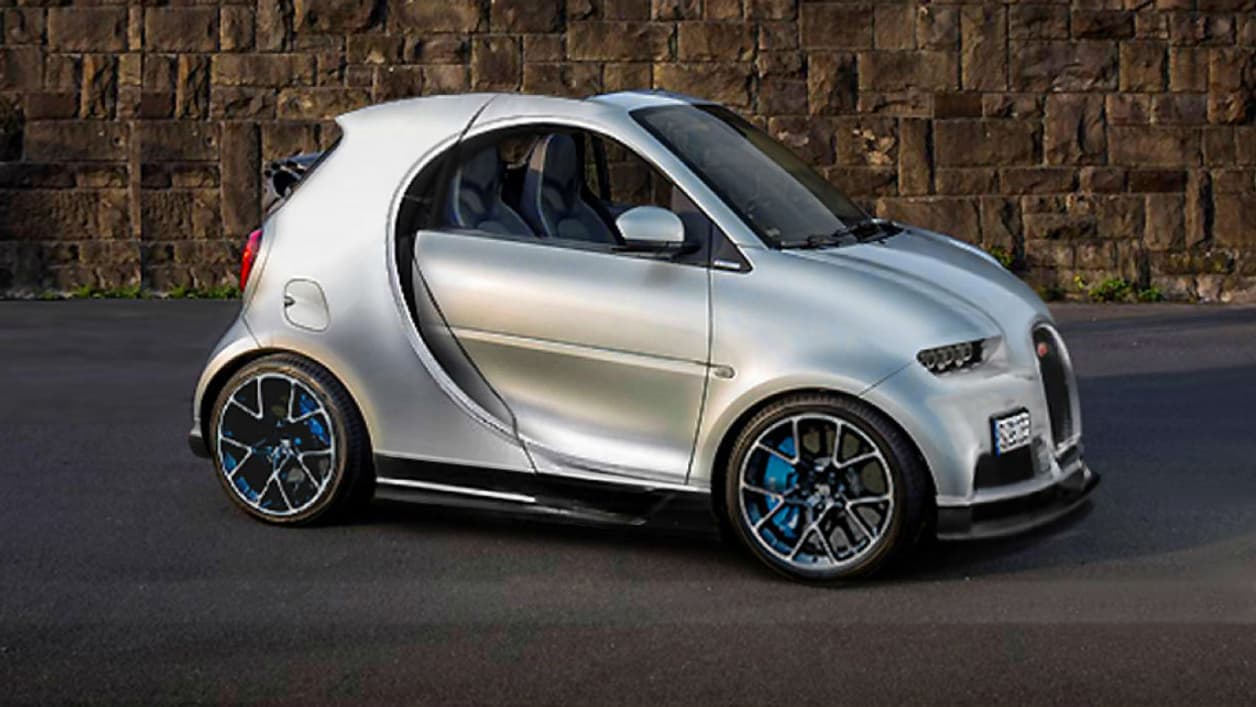 Le mix osé entre Smart Fortwo et Bugatti Chiron Le mix osé entre Smart Fortwo et Bugatti Chiron