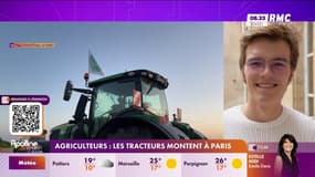 Agriculteurs : les tracteurs montent à paris 