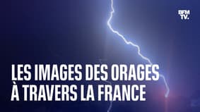 Les images des orages à travers la France