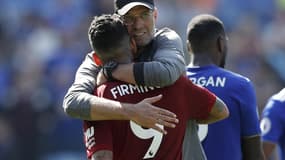 Jürgen Klopp et Roberto Firmino