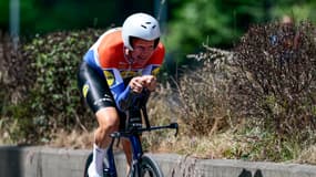 Daan Hoole lors du Giro 2025.