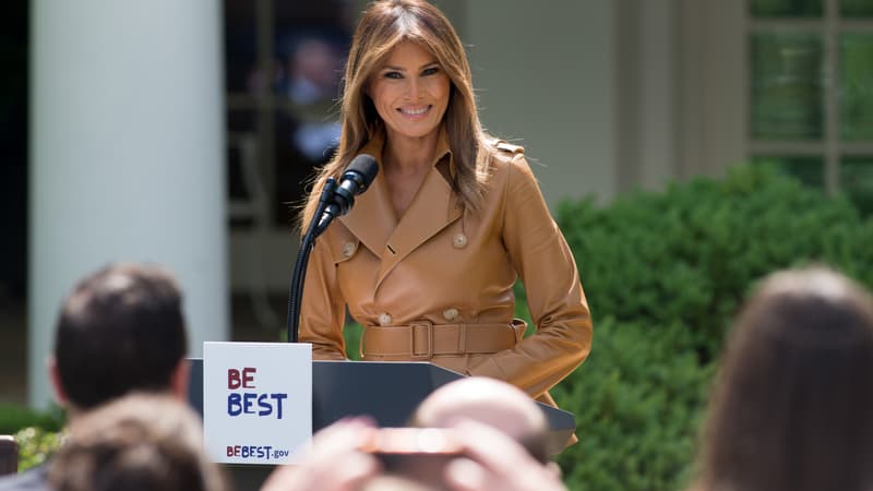 Melania Trump à la Maison Blanche, le 7 mai 2018.
