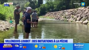 Villeneuve-Loubet: des initiations à la pêche sur les rives du Loup
