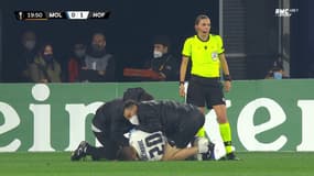 Un livreur de pizzas presque à l'heure pendant Molde-Hoffenheim