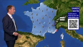 Météo en France le samedi 13 janvier 2024.