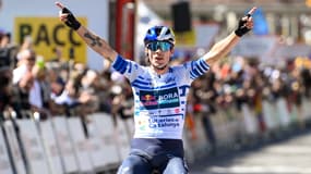 Primoz Roglic, au Tour de Catalogne, le 30 mars 2025