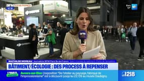 BFM Paris IDF en visite au salon mondial du bâtiment  (Porte de Versailles)