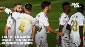 Liga : Le Real Madrid remporte son 34e titre de champion d'Espagne