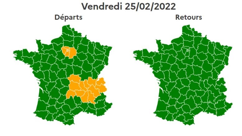 La journée sera compliquée en Ile-de-France mais aussi en Auvergne-Rhone-Alpes ce vendredi dans le sens des départs.