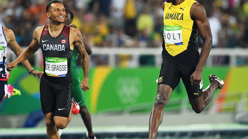 Andre De Grasse et Usain Bolt