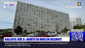 Marseille: un arrêté de mise en sécurité pris pour le bâtiment G du Parc Kalliste 