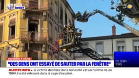 Incendie de Vaise: habitants de l'immeuble et riverains témoignent