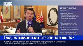 La gratuité des transports pour les séniors à Nice coûtera "5 millions et demi d'euros" par an, selon Christian Estrosi