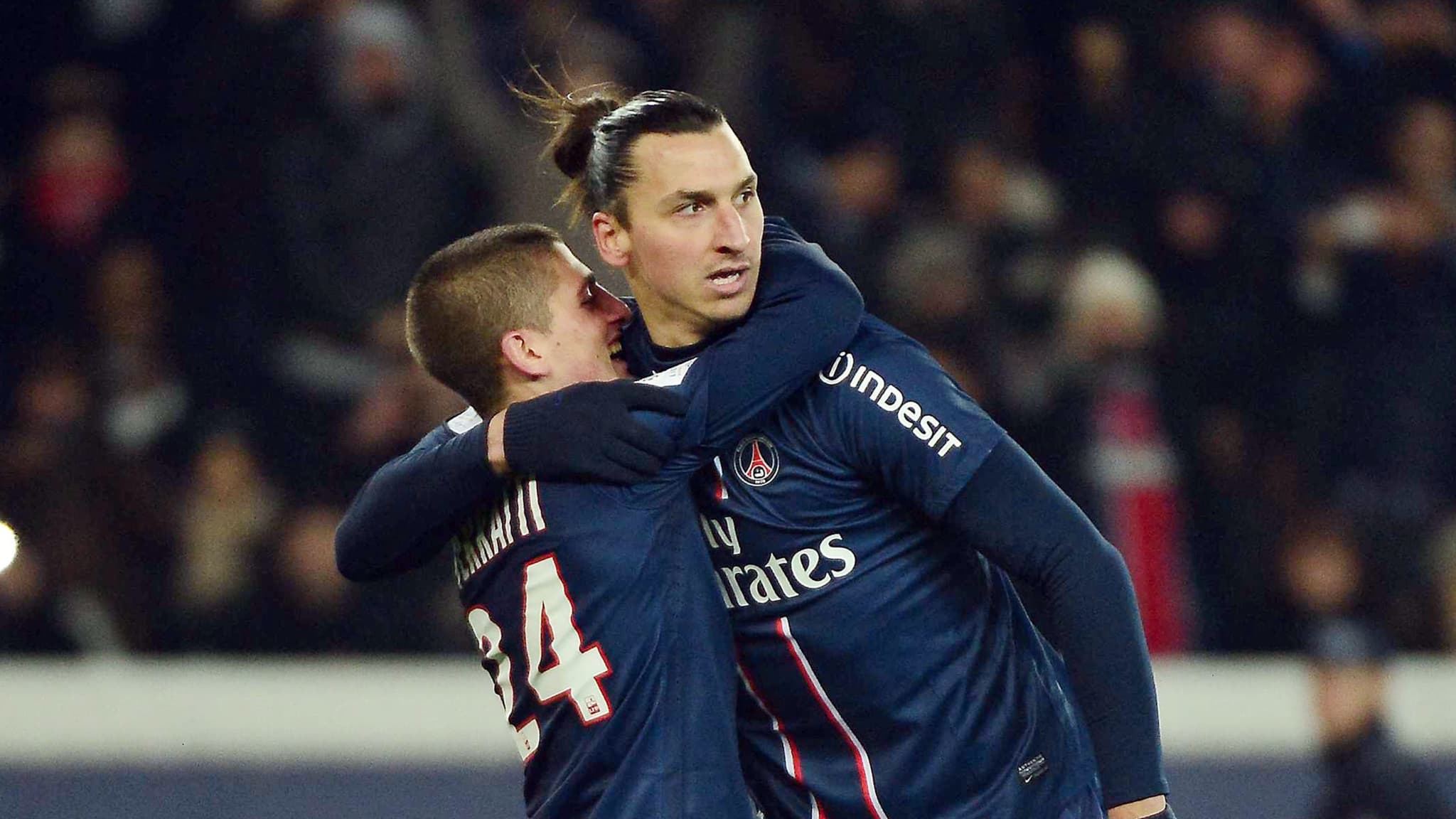 Verratti et Ibrahimovic Verratti et Ibrahimovic