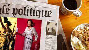 Ségolène Royal façon "Liberté guidant le peuple", dans le Parisien Magazine.