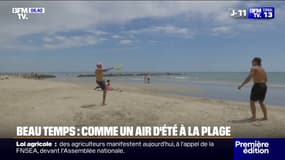 Soleil, chaleur et plage: à Palavas-les-Flots, l'été pointe déjà le bout de son nez