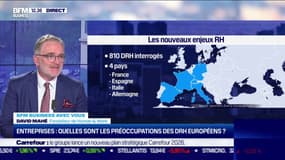 Entreprises: quelles sont les préoccupations des DRH européens ?