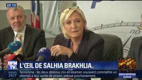 L'oeil de Salhia Brakhlia avec Marine Le Pen dans le vaucluse : L'ombre de Marion Maréchal-Le pen...