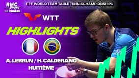 WTT Champions : Duel impressionnant entre Alexis Lebrun et le 8ème mondial pour une place en quarts