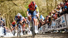 Mads Pedersen lors de Gent-Wevelgem, le 30/03/2025