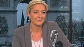 Marine Le Pen, présidente du FN, invitée de Bourdin Direct ce lundi