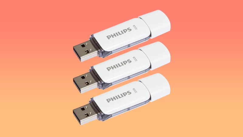 Le lot de clés USB Philips est à un prix mini, elles se vendent comme des petits pains