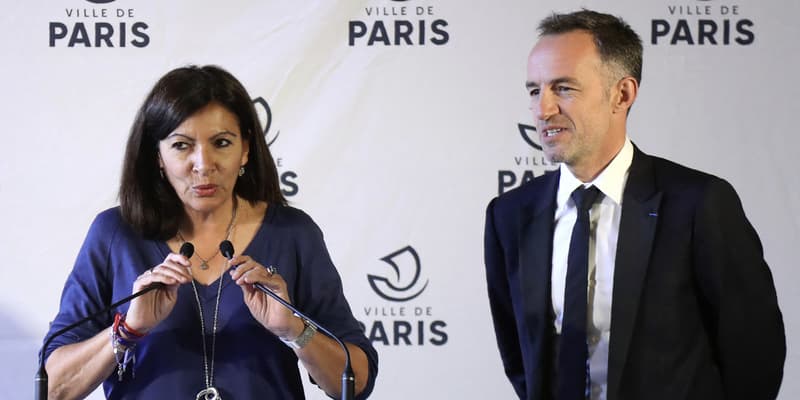 Anne Hidalgo avec Emmanuel Grégoire, à Paris le 6 juin 2019