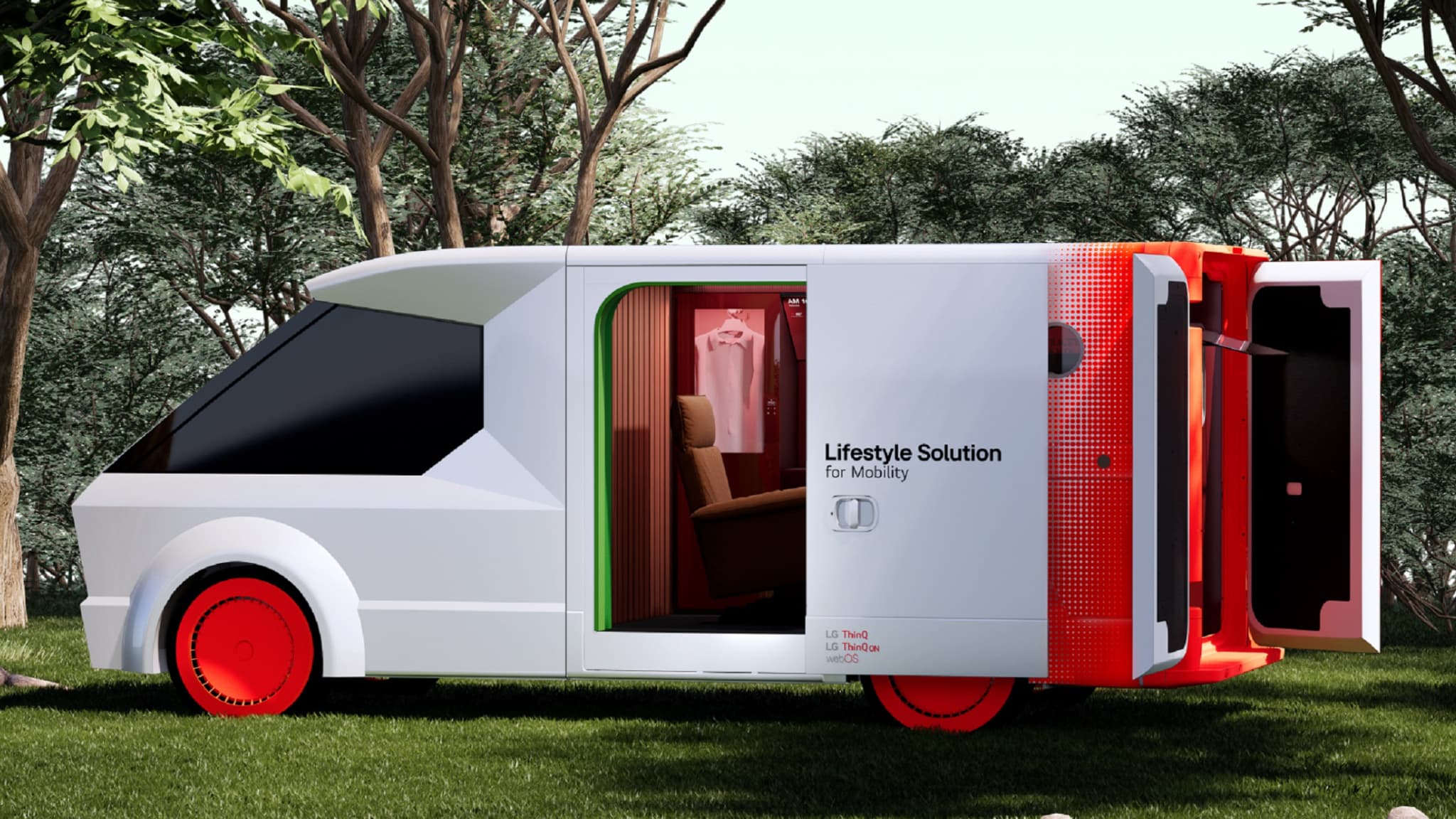 Le véhicule "Lifestyle Solution for Mobility" de LG