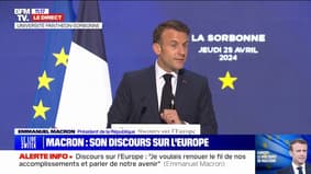Emmanuel Macron sur l'Europe: "Nous ne sommes pas allés assez loin"
