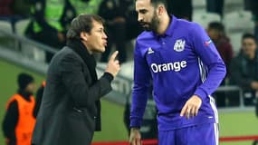 Adil Rami et Rudi Garcia à leur époque marseillaise