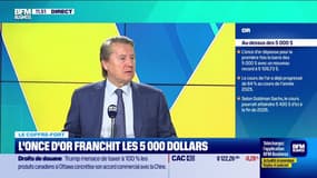 Le coffre-fort : L'once d'or franchit les 5 000 dollars - 26/01