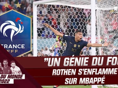 France 2-1 Danemark : "Mbappé est hallucinant, un génie du foot", s’enflamme Rothen