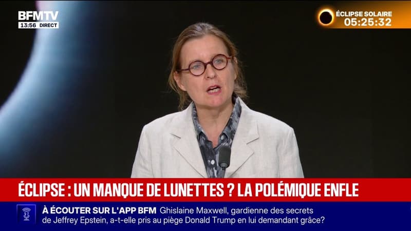 Éclipse solaire: "Le gouvernement doit être là pour faire de la prévention", affirme Anne Souyris, porte-parole du groupe "écologistes" au Sénat
